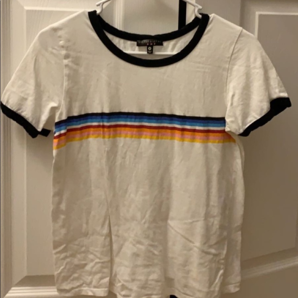 stripped tee